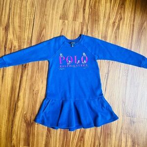 Polo Ralph Lauren Girl’s  fleece Dress Small/7